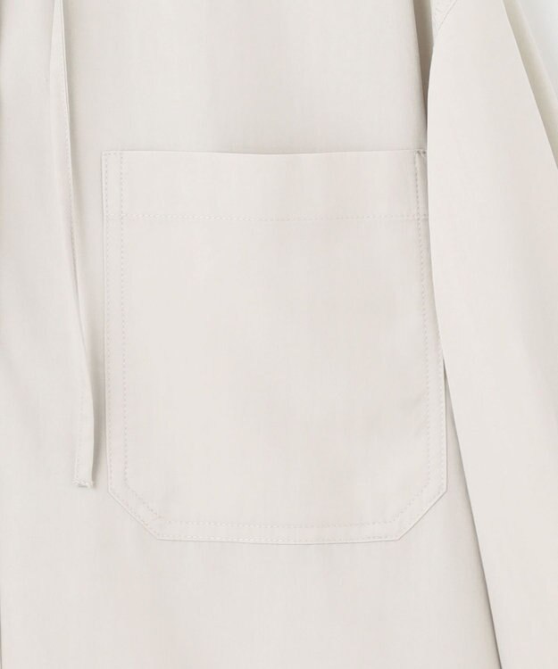 ANY L 撥水フーデットシャツ グレージュ