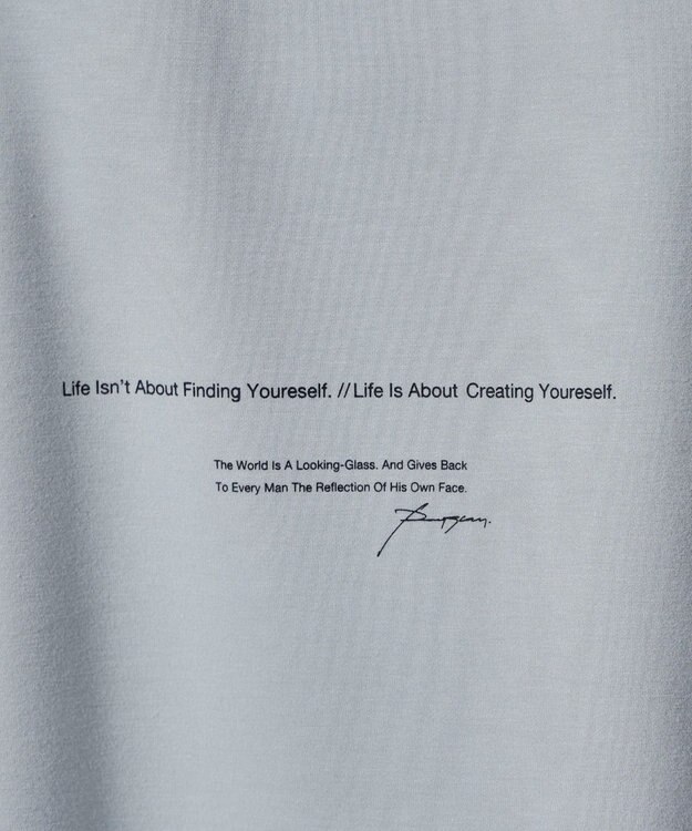 WEGO 【2点SET】アクセ付きフォトグラフィックT（SS） ライトグレー