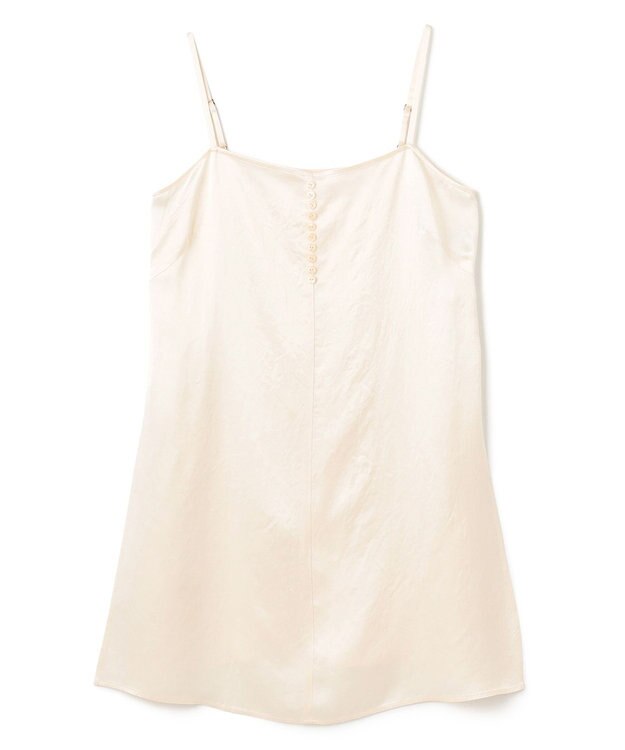 uncrave アセテートヴィンテージサテン キャミソールブラウス エクリュ