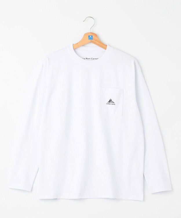 SHARE PARK LADIES 【UVカット・吸水速乾・ストレッチ・軽量 】刺繍ポケットＴシャツ（S・Mサイズ） アイボリー系