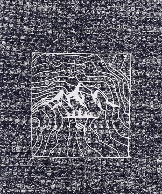 JOSEPH ABBOUD MOUNTAIN 【ゆったり】ドライクールスキンアウトドアポロシャツ ネイビー系