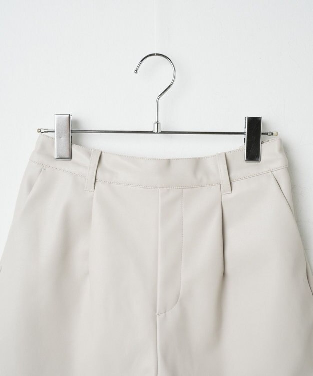 WEGO Fレザータックショートパンツ ベージュその他