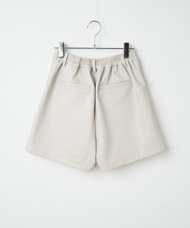 WEGO Fレザータックショートパンツ ベージュその他