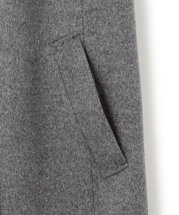 23区 ウールカシミヤビーバー フーデット コート グレー系