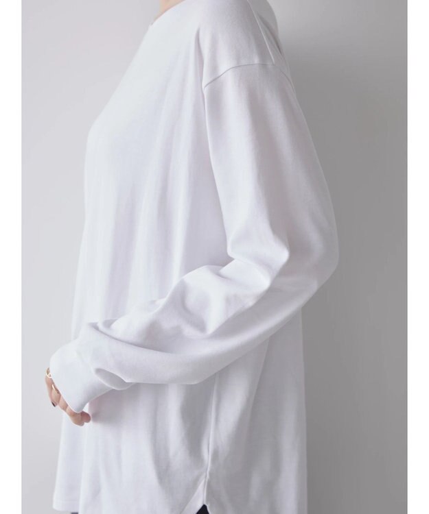 AMERICAN HOLIC ラウンドテールカットチュニック Off White