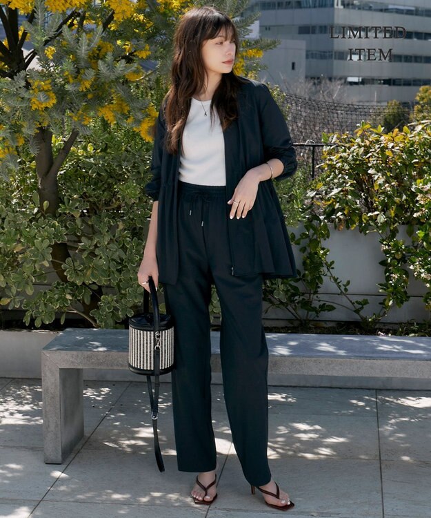 ICB L 【WEB限定・接触冷感・UVカット・速乾】 マットスキューバ ブルゾン ブラック系