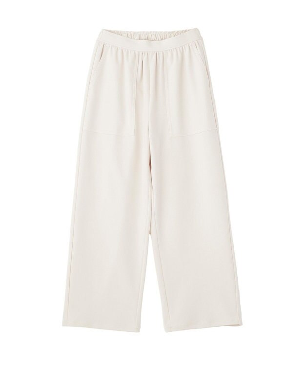 earth music&ecology リラックスベイカーパンツ Ecru