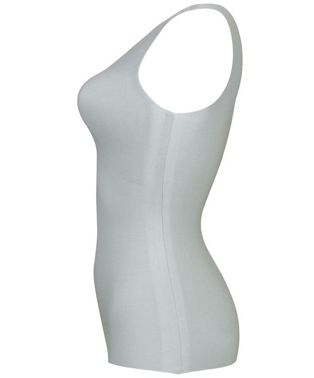 WACOAL ブラトップ【GOCOCi ゴコチ】 伸びがいい フラット仕上げ タンクトップ UGG210 /ワコール チャコールグレー