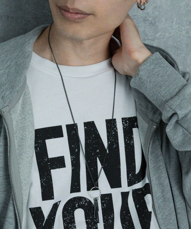 WEGO Mモチーフロングチェーンネックレス 柄3