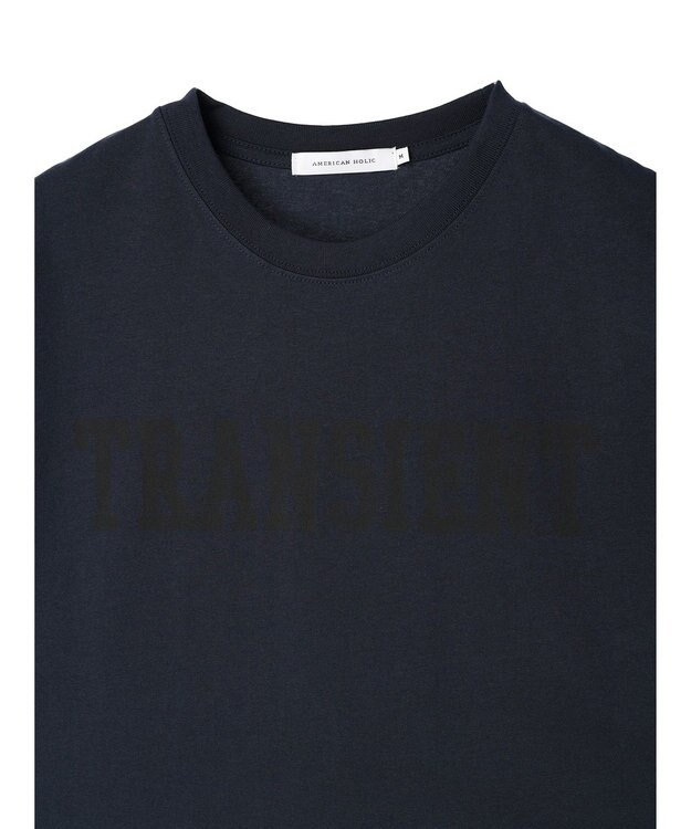 AMERICAN HOLIC ロゴカットラウンドチュニック Navy