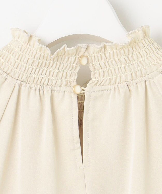 Feroux 【WEB一部店舗限定】スタンドネック ブラウス アイボリー系