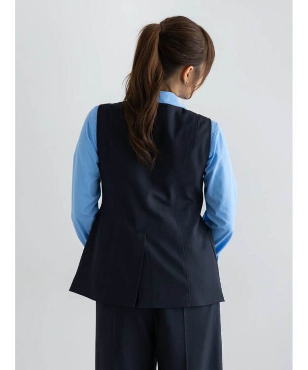 Te chichi スクエアネックジレ【AOYAMA FASHION ASSOCIATION × Te chichi】 ネイビー