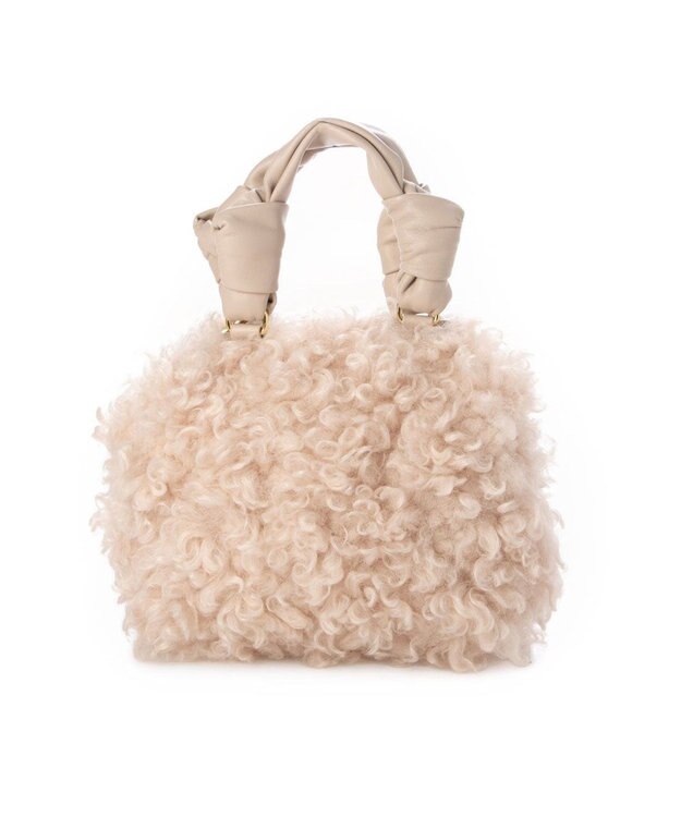 UNBILLION カカトゥ kakatoo / シアリングフェイクファー2wayバッグ ピンク