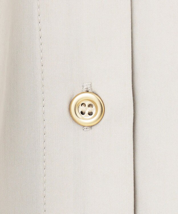 ANY L 撥水フーデットシャツ グレージュ