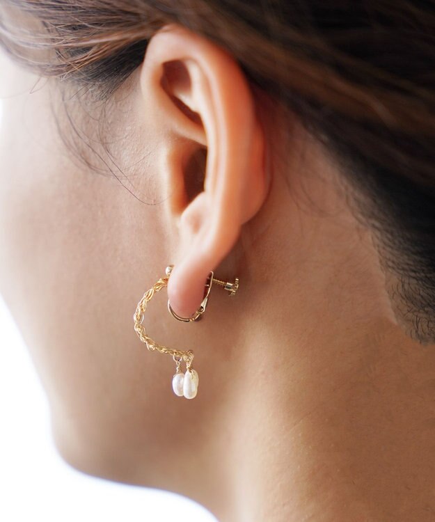CASUMINO bridge イヤリング pearl