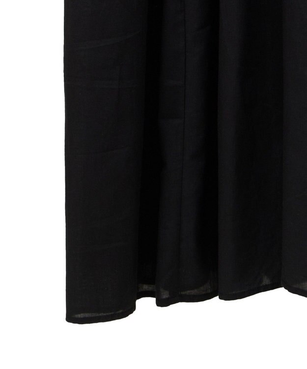 CRAFT STANDARD BOUTIQUE インド綿ティアードマキシワンピース Black