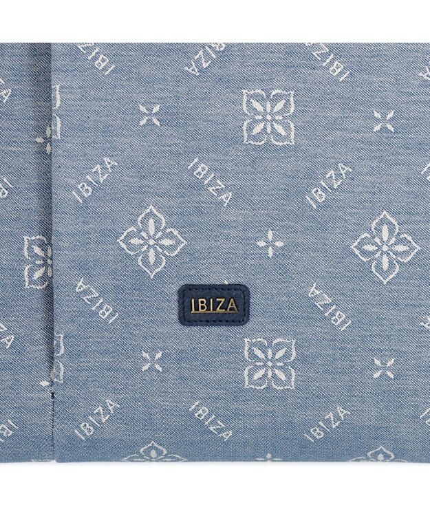 IBIZA アスール　ロゴデニム　2WAYバッグ 水色