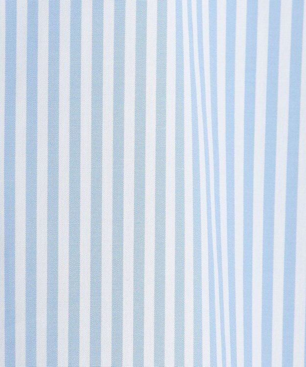 J.PRESS LADIES S 【WEB限定カラーあり】コンパクトエステネージュ シャーリング ブラウス 【WEB限定】サックスストライプ系2