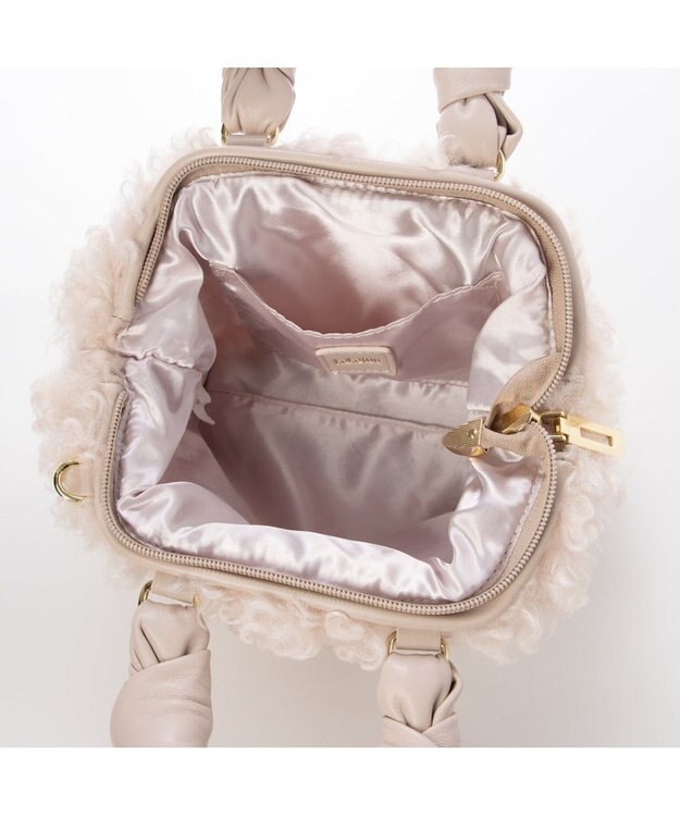 UNBILLION カカトゥ kakatoo / シアリングフェイクファー2wayバッグ ピンク