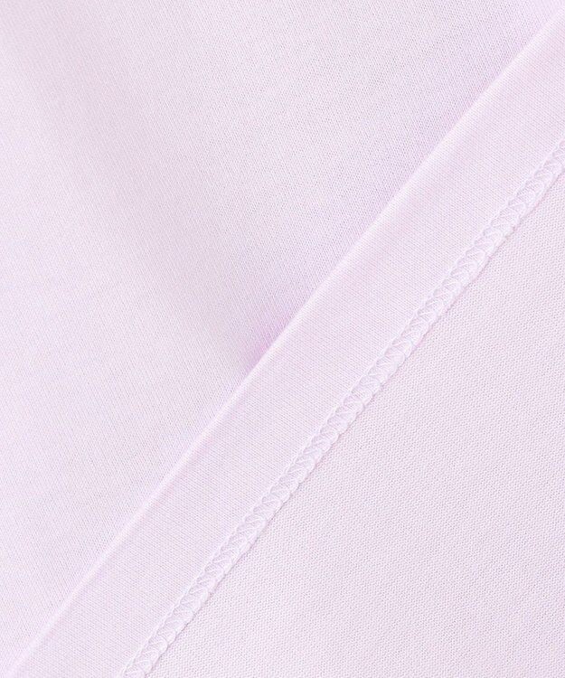 J.PRESS LADIES 【洗える】ロゴ Tシャツ ラベンダー系