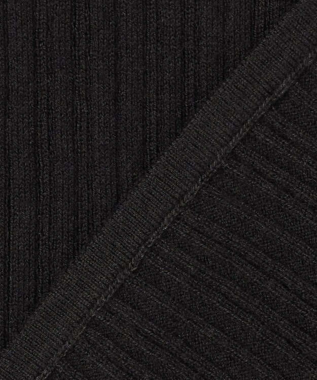 uncrave ハイゲージニット ヘンリーネックトップス ブラック