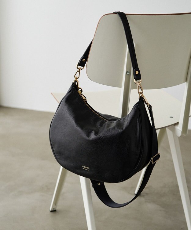 russet 2WAYショルダーバッグ【ソフトレザー】(CE-1447) Black