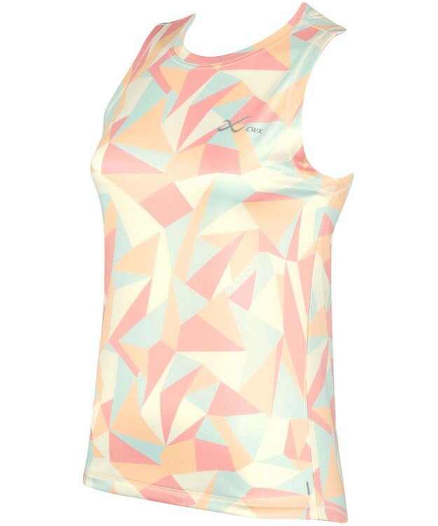 CW-X 【WOMEN】  CW-X アウター トップス Tシャツ ノースリーブ 吸汗速乾 UVカット率90％以上 DLY140 /ワコール オレンジ