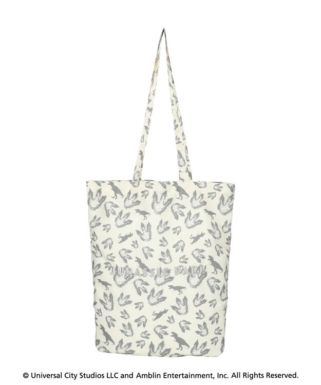 Green Parks ■ＪＵＲＡＳＳＩＣ　ＰＡＲＫ　総柄トート Ivory