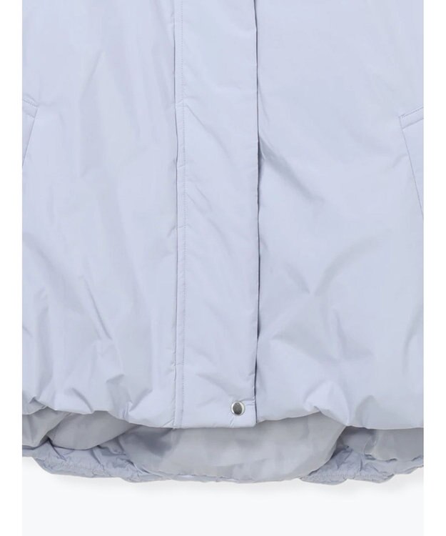 Te chichi スタンドカラーショートダウンジャケット ブルー