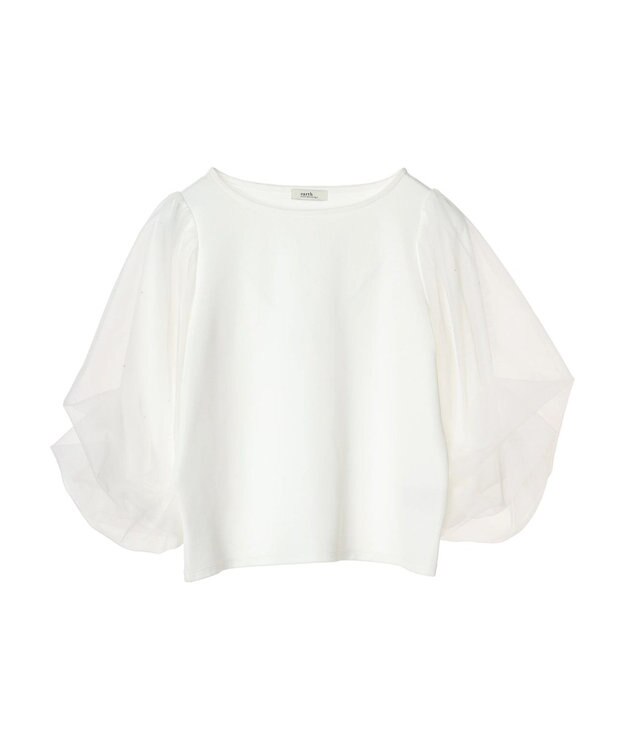 earth music&ecology キラキラストーンプルオーバー Ivory