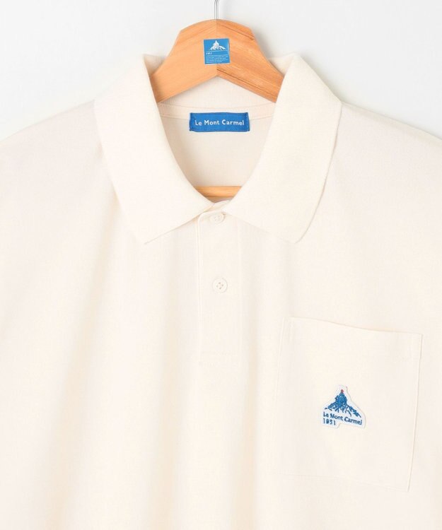 SHARE PARK MENS 【UVケア・吸水速乾・ストレッチ・軽量 】エンブレムポロTシャツ（L・XLサイズ） ブラック系