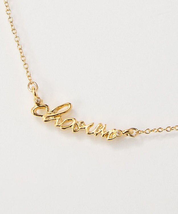 Phoebe ラッキーレターブレスレット(チャーム) ゴールド