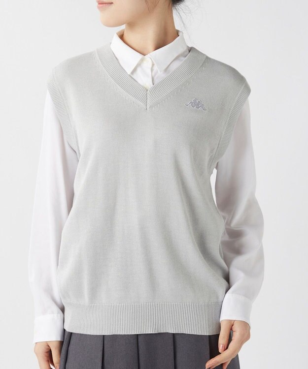 OP／FILA 【Kappa】スクールベスト グレー