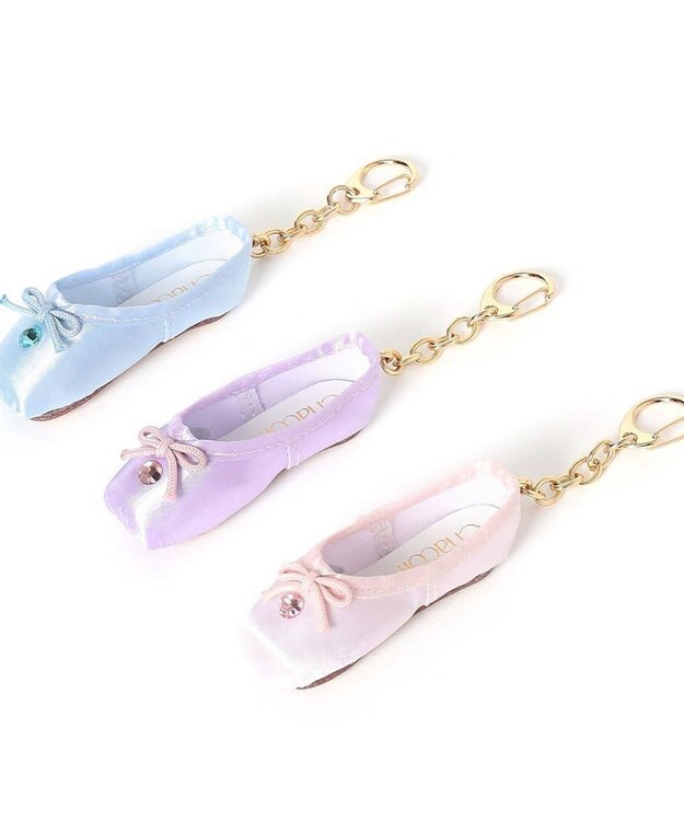 Chacott ミニポワントキーホルダー ベビーブルー