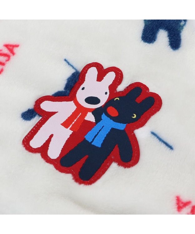 PET PARADISE リサとガスパール 着る毛布 《頬杖柄》 小型犬 グレー