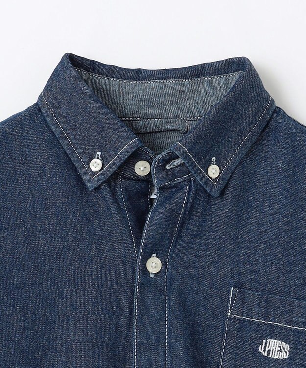 J.PRESS KIDS 【140-170cm】5.5オンス ダンガリーシャツ ネイビー系