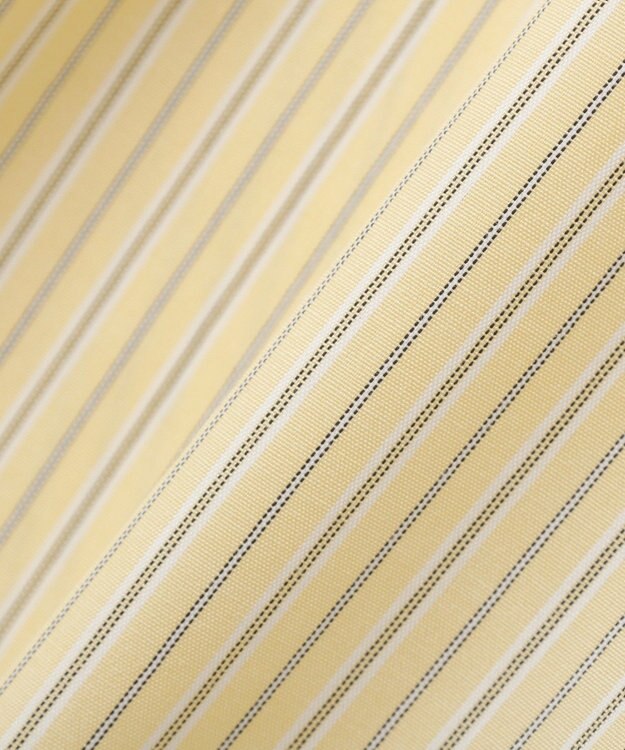 AMERICAN HOLIC スタンドフリルストライプスキッパーブラウス Yellow