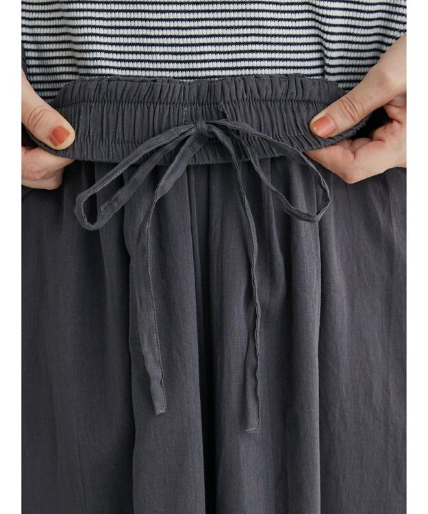 Green Parks Ｉ　スカート見えパンツ Charcoal Gray