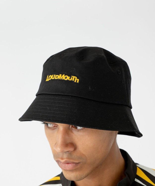 FILA GOLF／marie claire 【LOUDMOUTH】ベーシックバケットハット Black
