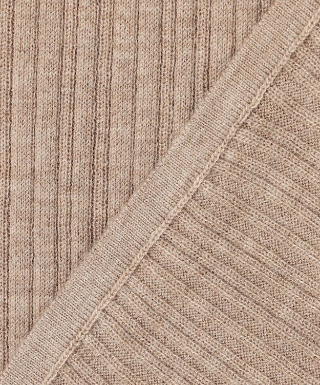 uncrave ハイゲージニット ヘンリーネックトップス モカ