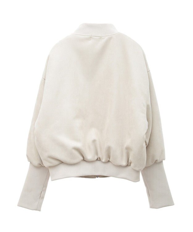 Green Parks ■ＬＯＶＥ　ＢＯＡＴ　スエード調中綿ブルゾン Ivory