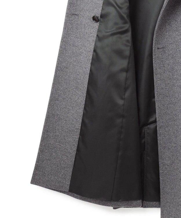 23区 ウールカシミヤビーバー フーデット コート グレー系