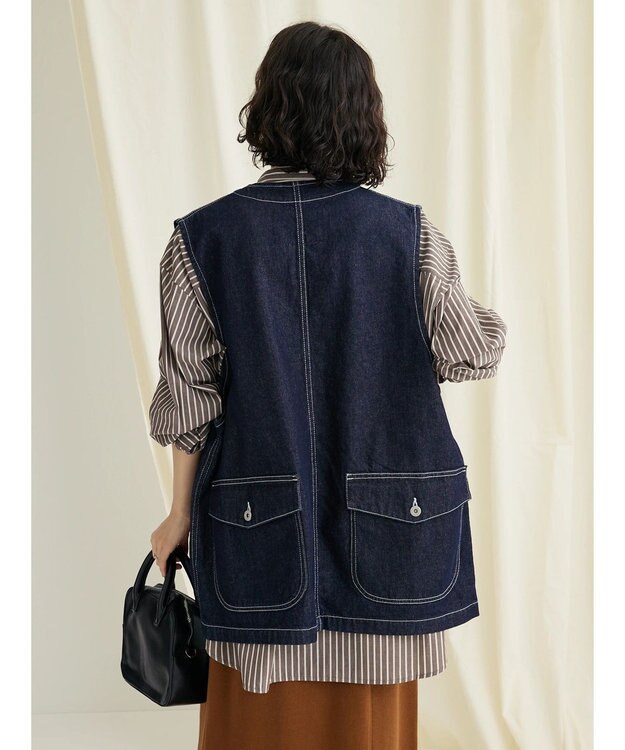 CRAFT STANDARD BOUTIQUE デニムワークベスト Dark Indigo