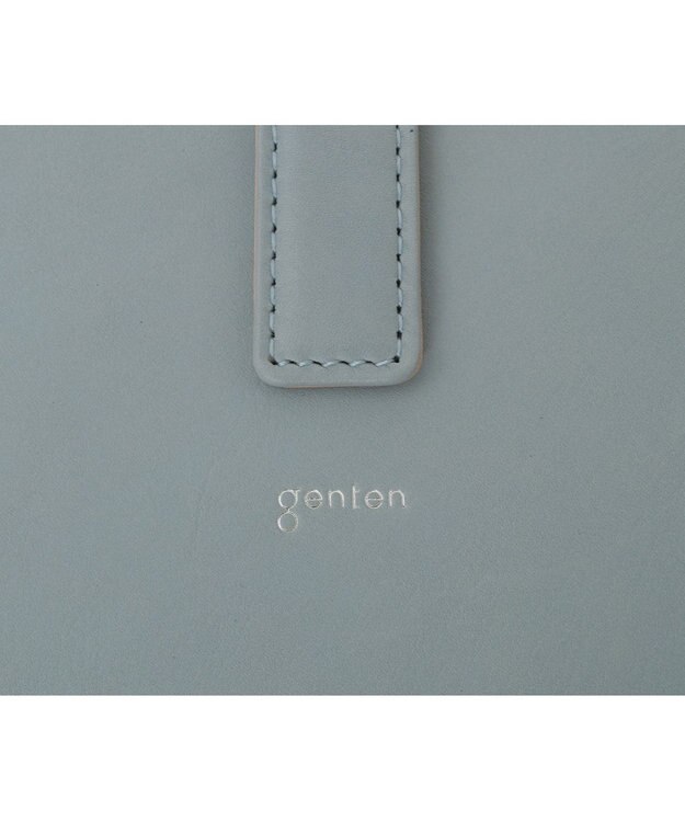 genten 【福財布】アルモニア 薄マチ長財布 ベビーブルー