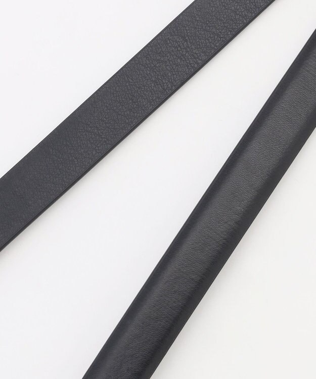 ANY SIS オーバルバックル ベルト ブラック