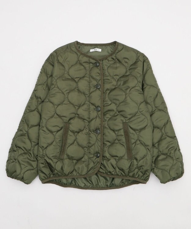 WEGO 【WEB限定/ 2025年秋冬新作】キルティングジャケット カーキ