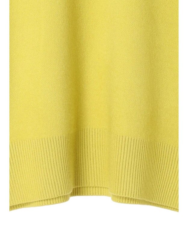 earth music&ecology やわらかタッチハイネックチュニック Lime Green