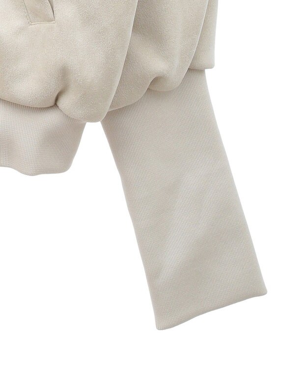 Green Parks ■ＬＯＶＥ　ＢＯＡＴ　スエード調中綿ブルゾン Ivory