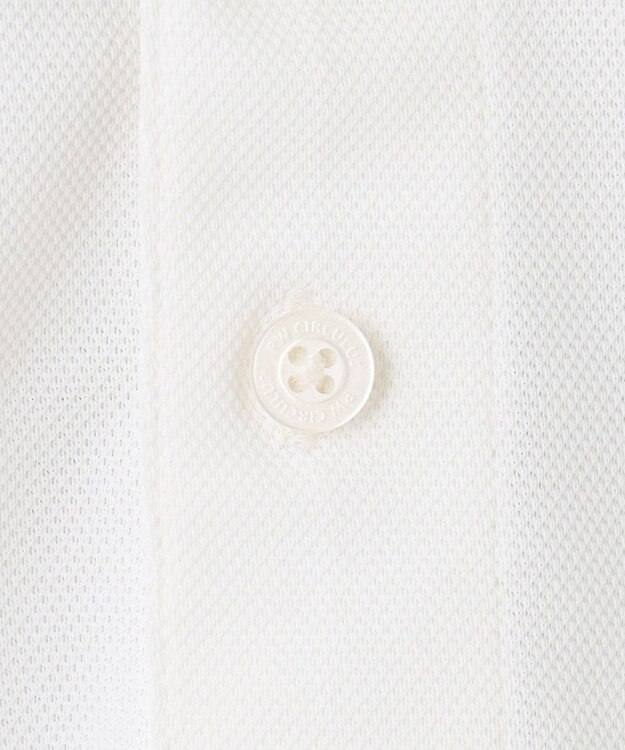 PW CIRCULUS 【MEN】【吸汗速乾】ベーシックカノコ ポロシャツ ホワイト系