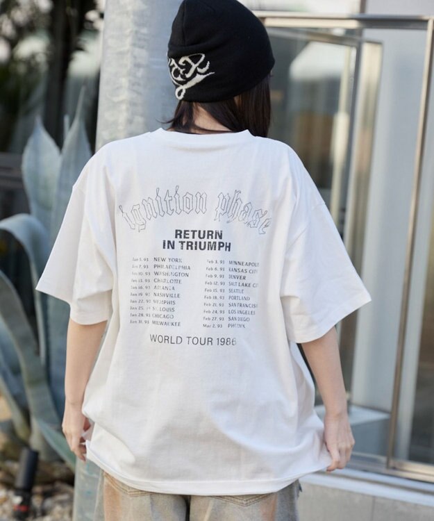 WEGO ヴィンテージウォッシュグラフィックBIGT 柄1